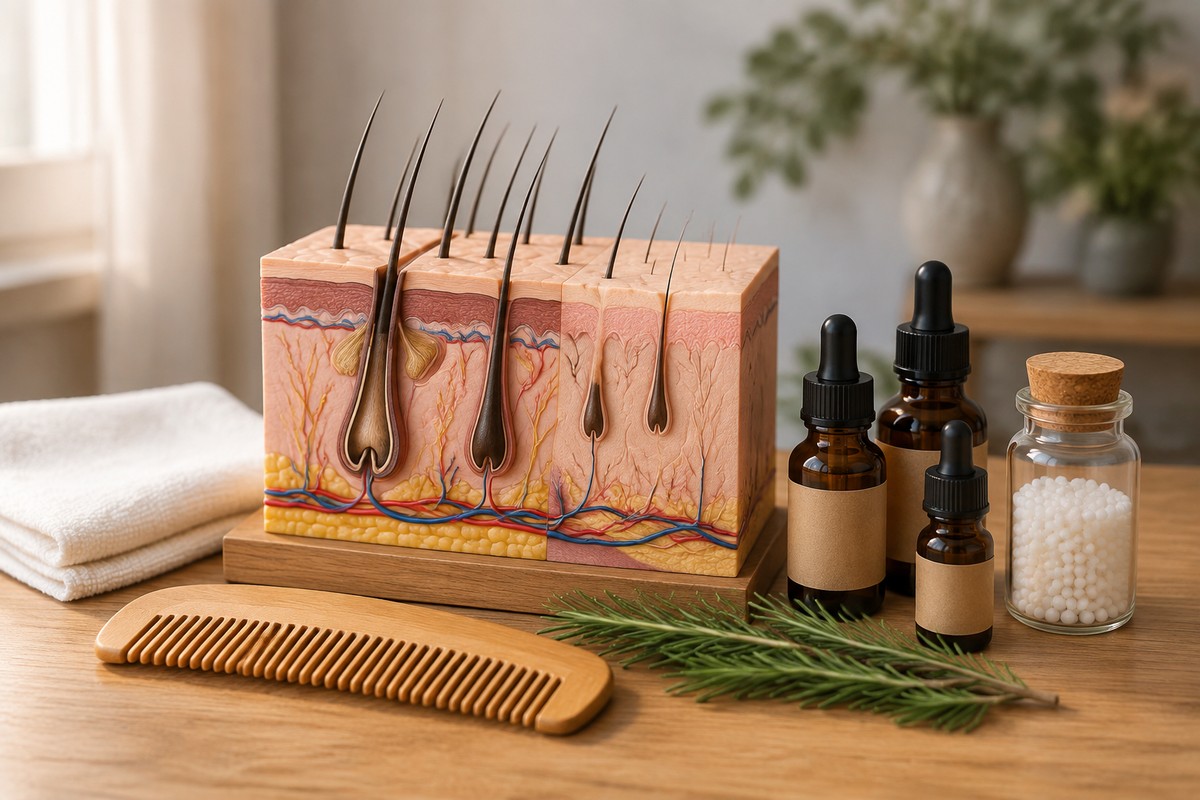 Hair & Scalp Health Care Infographic