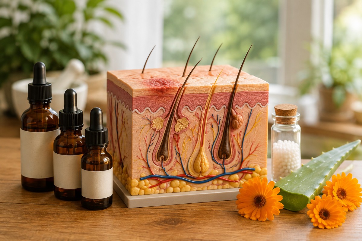 Localized Itching & Allergic Dermatitis Infographic